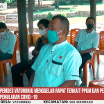 RAPAT PENCEGAHAN COVID 19 DAN PPKM DESA VATUNONJU