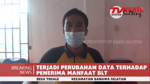 Penyaluran BLT Tahap 5 (Lima) Desa Tosale