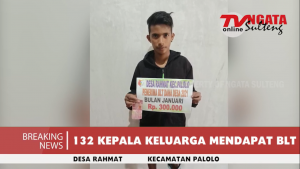 Warga Desa Rahmat Menerima BLT Tahap 1