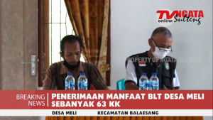 Penerimaan BLT Tahap 2 Desa Meli – Kabupaten Donggala