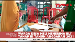 Penyaluran BLT Tahap 3 Desa Meli