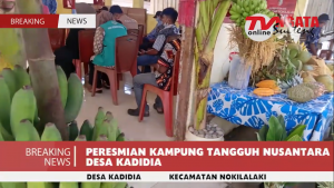 Desa Kadidia Diresmikan Sebagai Kampung Tangguh Nusantara