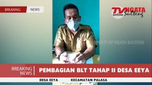 Penerima Manfaat Desa Eeya Menerima BLT (Bantuan Langsung Tunai) Tahap II