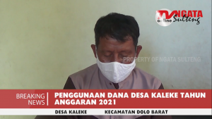 Sekdes Kaleke Paparkan Penggunaan Dana Desa Tahun 2021