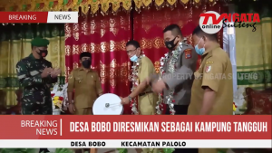 Desa Bobo Diresmikan Sebagai Desa Kampung Tangguh