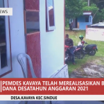 PEMDES KAVAYA TELAH MEREALISASIKAN BLT DANA DESA TAHUNAN ANGGARAN 2021