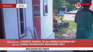 PEMDES KAVAYA TELAH MEREALISASIKAN BLT DANA DESA TAHUNAN ANGGARAN 2021