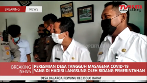 PERESMIAN DESA TANGGUH MASAGENA COVID-19 YANG DI BUKA LANGSUNG OLEH BIDANG PEMERINTAHAN