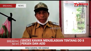 SEKDES KAVAYA MENJELASKAN TENTANG ADD DAN DD 8 PERSEN T.A 2021