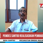 Pemdes Bagikan BLT Tahap 2 Desa Santigi T.A 2021