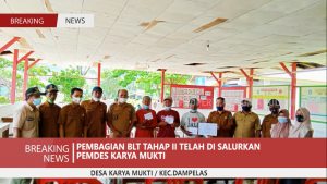 PEMBAGIAN BLT TAHAP II TELAH DI REALISASIKAN PEMDES KARYA MUKTI