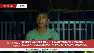 PEMDES WANGKA MENJELASKAN TENTANG KEGIATAN KEGIATAN DESA SELAMA TAHUN 2021 SAMPAI BULAN MEI