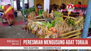 Kepala Dinas Kesehatan Kab. Sigi Mencanangan Desa Sejahtera Sebagai Kampung Tangguh