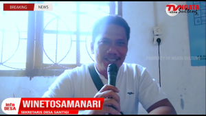 PEMBAGIAN BLT DD 4 BULAN ( APRIL-JULI) DESA SANTIGI