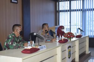 Kapolres Sigi Pimpin Rakor Dalam Rangka Percepatan Vaksinasi Covid-19