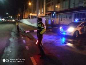 Satlantas Polres Palu Aktifkan Patroli Blue Light