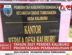 TAHUN 2021 PEMDES KALIBURU PRIORITASKAN PEMBANGUNAN FISIK