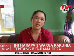 INI HARAPAN WARGA KARUNIA TENTANG BLT DD