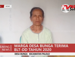 WARGA DESA BUNGA TERIMA BLT DD TAHUN 2020