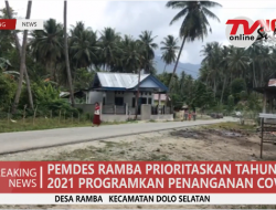 PEMDES RAMBA PRIORITASKAN TAHUN 2021 PROGRAMKAN PENANGANAN COVID 19