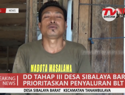 DD TAHAP III DESA SIBALAYA BARAT PRIORITASKAN PENYALURAN BLT