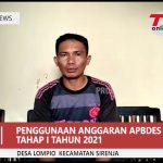 Penggunaan Anggaran APBDes Desa Lompio Tahap I Tahun Anggaran 2021