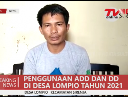 PENGGUNAAN DANA DESA LOMPIO TAHUN 2021