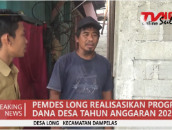 PEMDES LONG REALISASIKAN PROGRAM DANA DESA TAHUN 2020