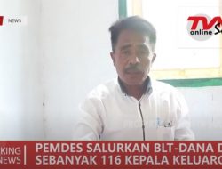 PEMDES ONCE RAYA SALURKAN BLT DD SEBANYAK 116 KK