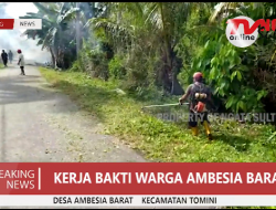 Kerja Bakti Desa Ambesia Barat