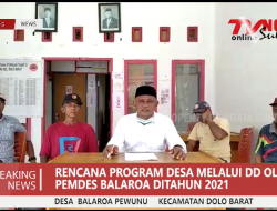 Ini Program Desa Balaroa di Tahun Anggaran 2021