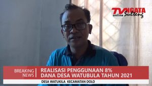 Penggunaan 8 Persen Dana Desa Watubula Tahun Anggaran 2021
