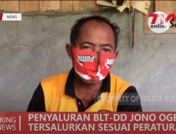 PENYALURAN BLT DD JONO OGE TERSALURKAN SESUAI PERATURAN