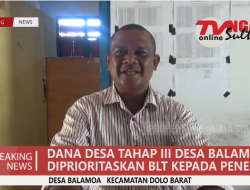 DD TAHAP III DESA BALAMOA DIPRIORITASKAN BLT
