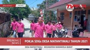 Kegiatan Pendataan SDGs 2021 Desa Matantimali, Marawola Barat