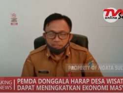 PMD DONGGALA BERHARAP DESA WISATA DAPAT MENINGKATKAN PEREKONOMIAN MASYARAKAT
