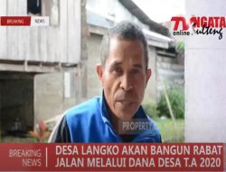 DESA LANGKO AKAN BANGUN RABAT JALAN
