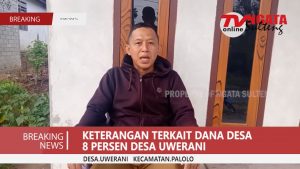 Keterangan Sekretaris Desa Uwerani Mus Muliadi Terkait Bantuan Dana Desa 8 Persen.