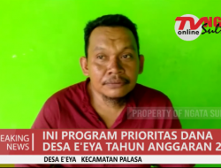 INI PROGRAM PRIORITAS DANA DESA E’EYA TAHUN ANGGARAN 2021