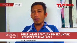 PENJELASAN BANTUAN DD BLT UNTUK PERIODE FEBRUARI 2021