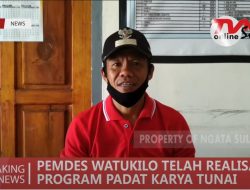 PEMDES WATUKILO REALISASIKAN PKT 2020