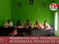 PEMDES TOLONGANI GELAR MUSREMBANG PROGRAM TAHUN 2021