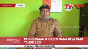 Penggunaan 8 Persen Dana Desa Omu Tahun 2021