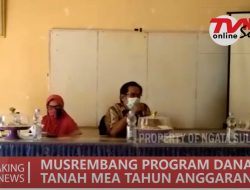 MUSREMBANG PROGRAM DANA DESA TANAH MEA TAHUN 2021