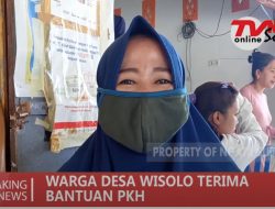 WARGA WISOLO TERIMA BANTUAN PKH