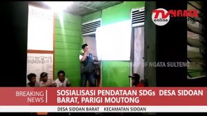 Sosialisasi Pendataan SDGs Desa Sidoan Barat