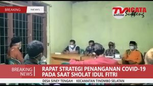 Rapat Penanganan Covid-19 Pemdes Siney Tengah Menjelang Hari Raya Idul Fitri