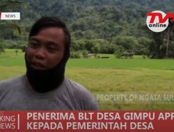 PENERIMA BLT DESA GIMPU APRESIASI PEMDES