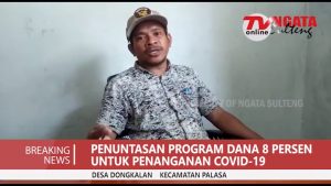 Pemerintah Desa Dongkalan Jelaskan Program Dana 8 Persen Tahun Anggaran 2021