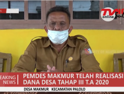 PEMDES MAKMUR TELAH REALISASIKAN DANA DESA TAHAP III
